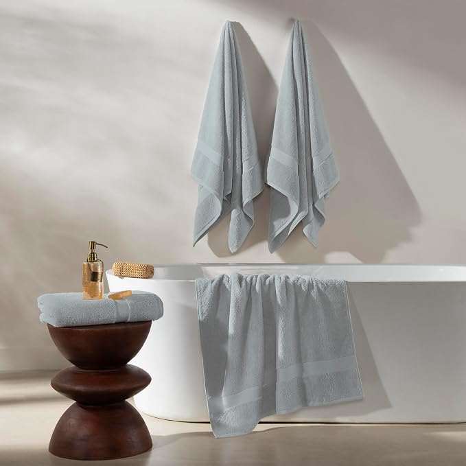 TOWELTIQUE- Organic Cotton Luxury Bath Towels Pack of 4 GOTS & Oeko- TEX - Image 4