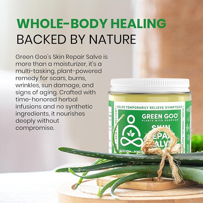 Green Goo Skin Repair Healing Salve, Natural Body & Face Moisturizer - Image 8