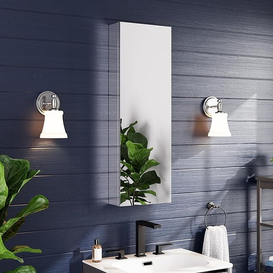 Medicine Cabinet 12" x 36", Bathroom Medicine Cabinet by ElevateYourBathroom