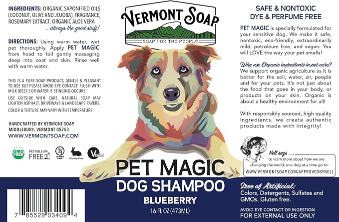 VERMONT SOAP Organics Pet Shampoo - Image 8