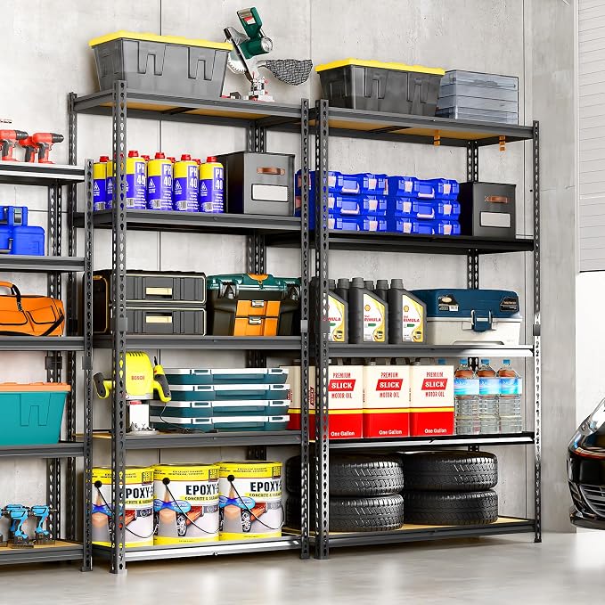 LEVELEVE 5-Tier Heavy Duty Storage Shelving Unit, 2000 lbs Capacity, Adjustable - Image 5