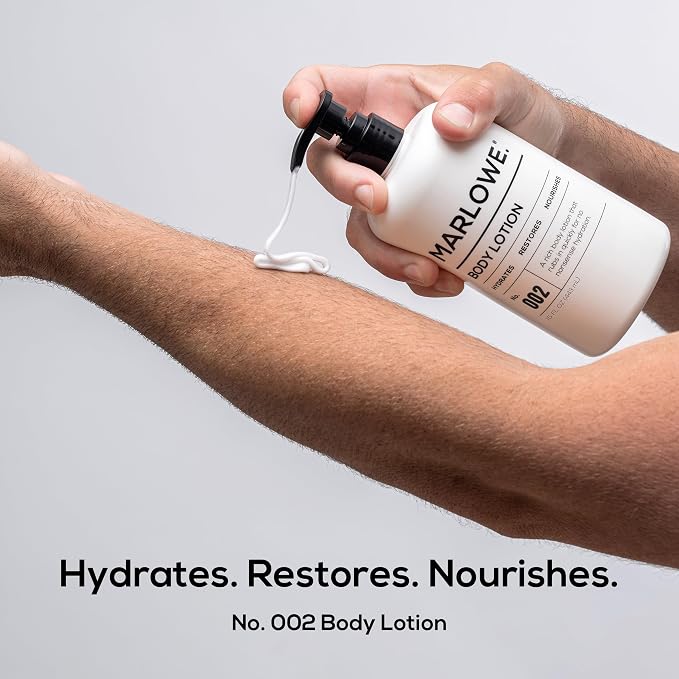 MARLOWE. No. 002 Body Lotion 15 oz Pump, Revitalizing Dry Skin Lotion - Image 2