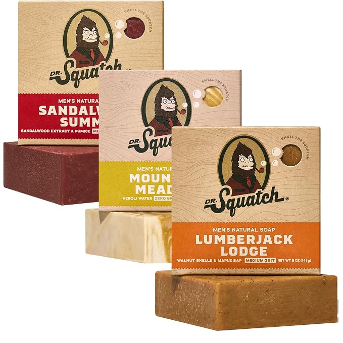 Dr. Squatch Natural Bar Soap for Men by DrSquatch
