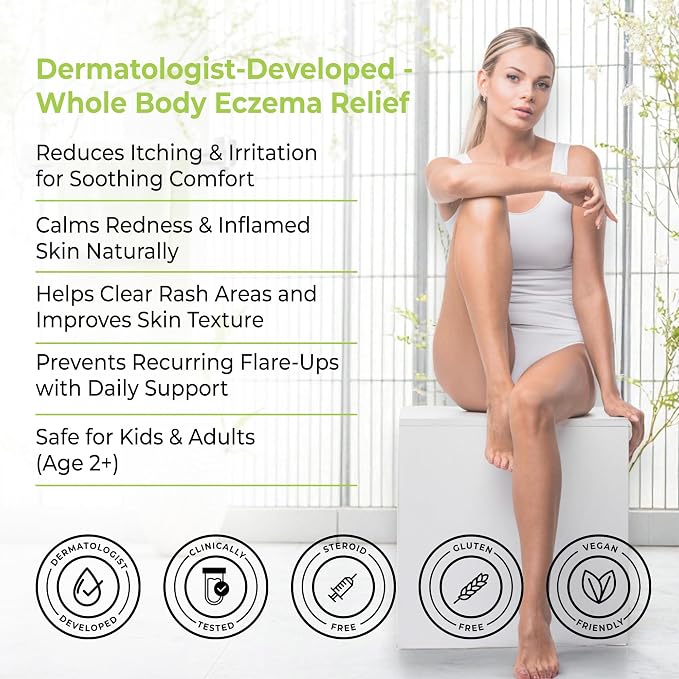 Loma Lux Eczema Pills – Natural Eczema Treatment Relief Remedy – Dermatologist - Image 2