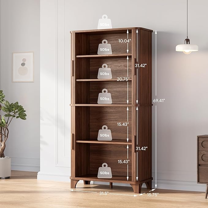 69" Tall Kitchen Pantry Storage Cabinet - Image 2