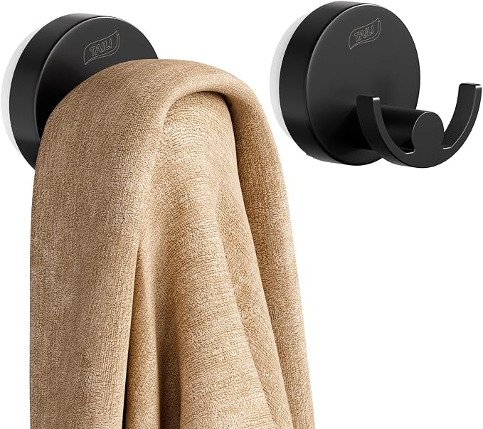 TAILI Stylish 304 Stainless Steel Bathroom Suction Hooks by TAILI