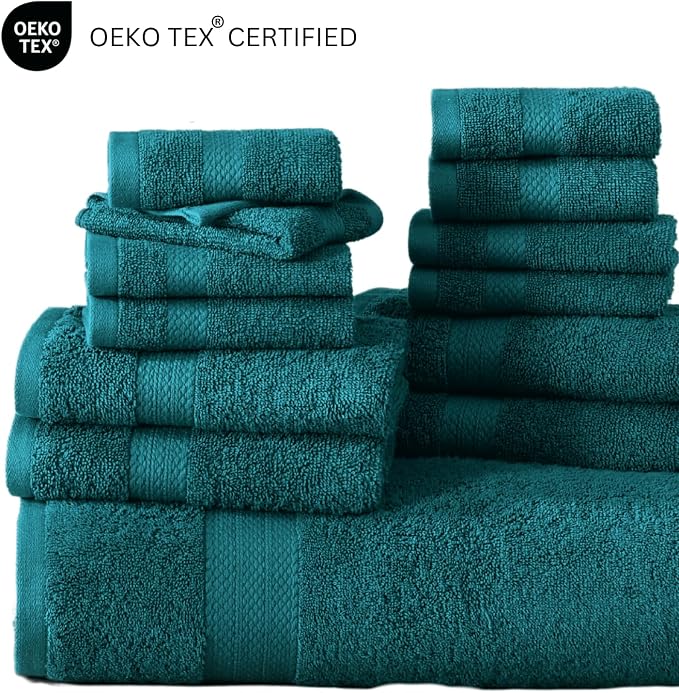 LANE LINEN 100% Cotton Luxury Bath Towel Set - Image 7