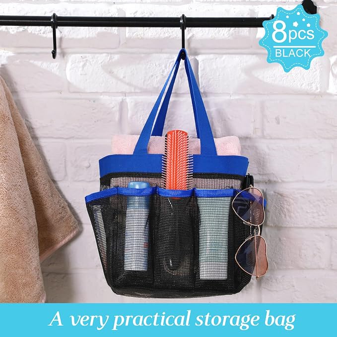 8 Packs Mesh Large Shower Caddy Portable - Image 4