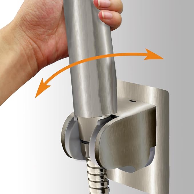 2 Pack No Drilling On Wall Mounted Shower Bracket - Image 2