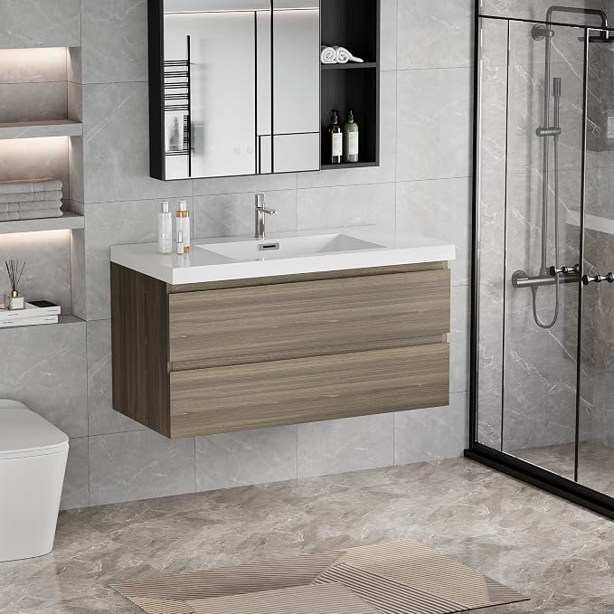 42" Floating Bathroom Vanity by Unknown