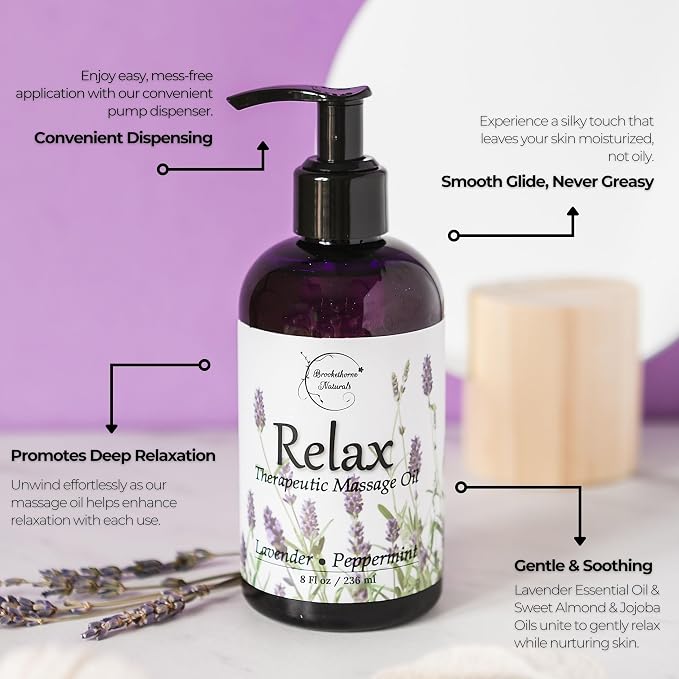 Relax Therapeutic Body Massage Oil - - Image 2