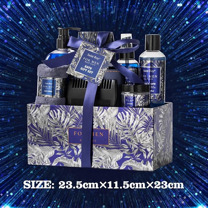 Fathers Day Christmas Gift Baskets, Birthday Gifts Spa Kit - Image 6