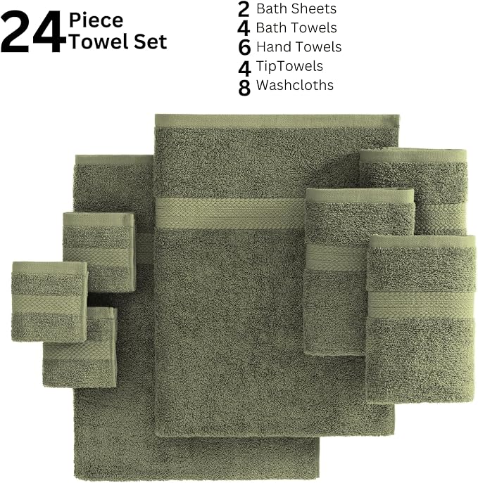 LANE LINEN Cotton Towels for Bathroom - Image 5