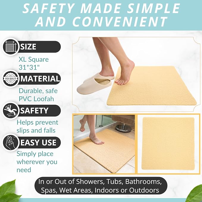 Square Shower Mat - Image 3