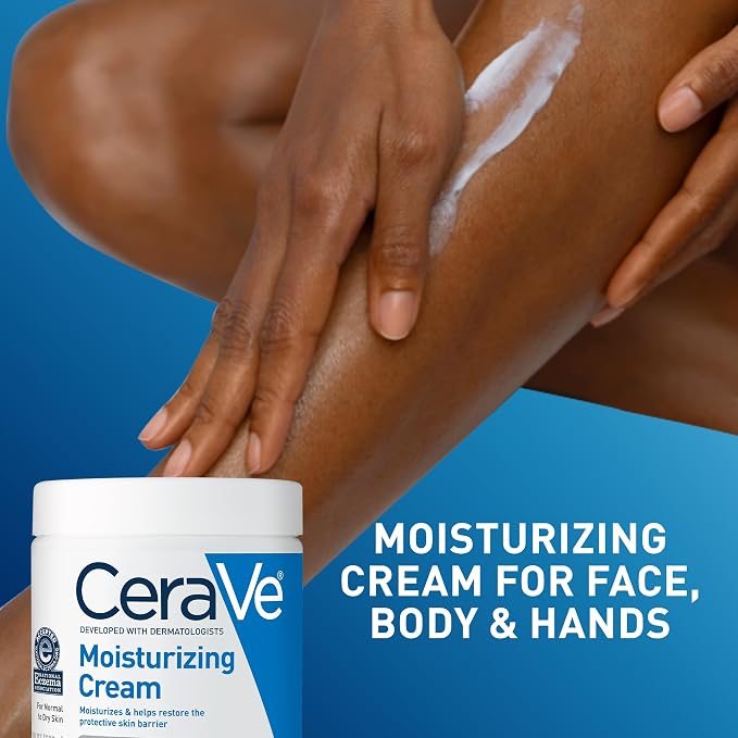 CeraVe Moisturizing Cream, Body and Face Moisturizer - Image 5