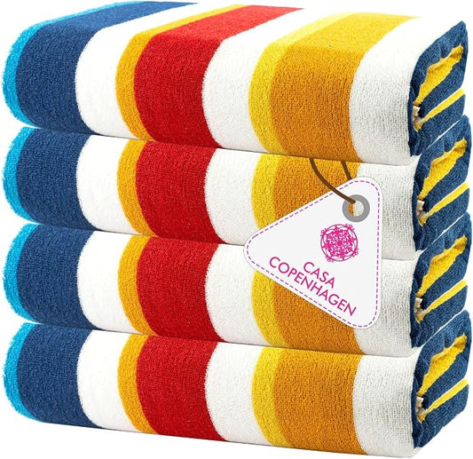 CASA COPENHAGEN Bora Bora Beach Towels Designed in Denmark Rough and Tough by CASACOPENHAGEN