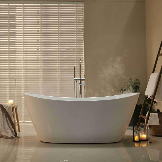 67" Luxury Freestanding Bathtub - Image 3