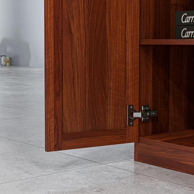 HOMCOM 63" 2-Door Kitchen Pantry, Freestanding Storage Cabinet - Image 9
