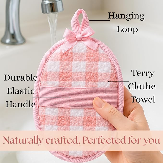 Natural Loofah Exfoliating Body Scrubber - Image 2