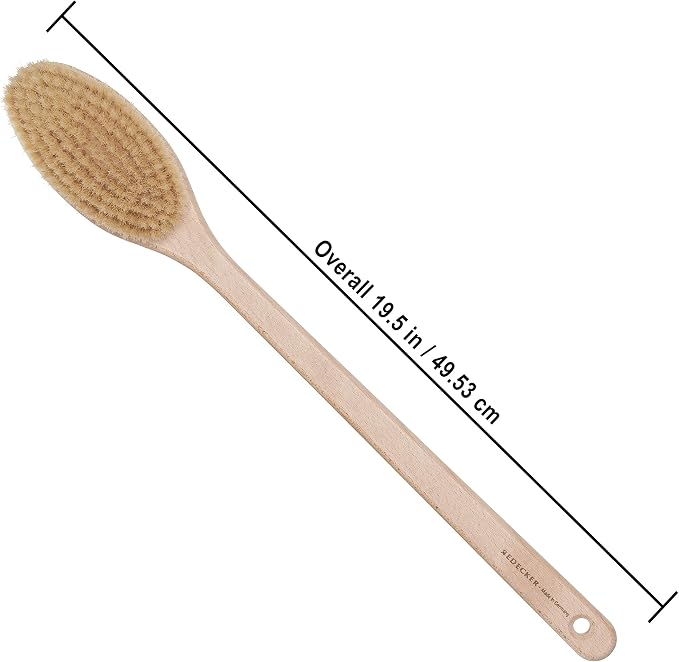 REDECKER Extra Long Beechwood Bath Brush - Image 6