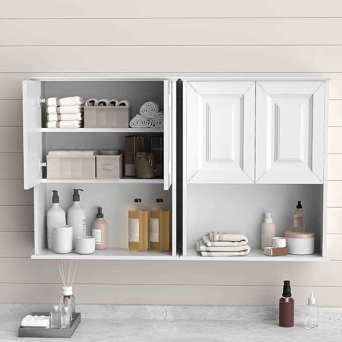 Bathroom Wall Cabinet Wooden - Image 6