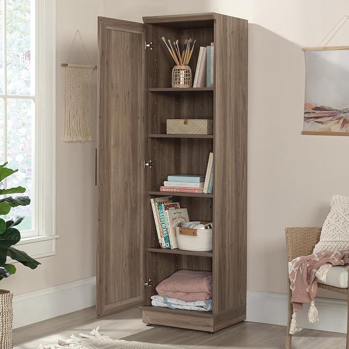 Sauder HomePlus Kitchen Pantry Storage Cabinet Slim Single Door - Image 4