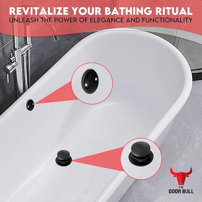 Tip-Toe Bathtub Drain Trim Kit - Image 4