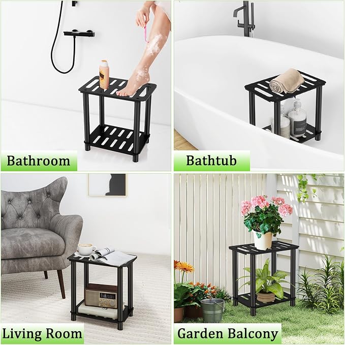Shower Stool for Inside Shower, Shower Bench Stool - Image 8