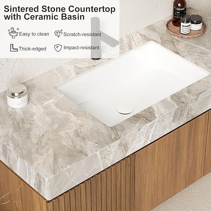 Ambrovina 48" Floating Bathroom Vanity - Image 3