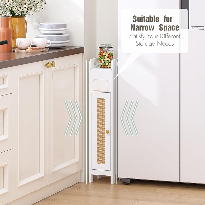 Spirich Small Bathroom Storage Cabinet - Image 5