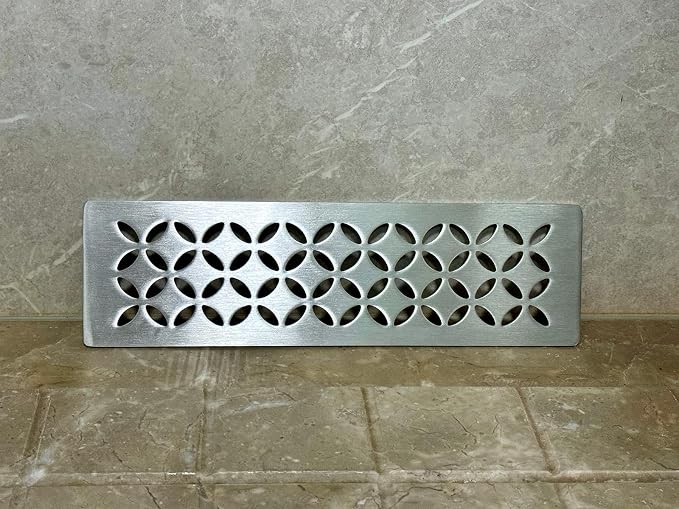 Shower Niche Shelf for Prefabricated Kerdi Board SN/-SNLT, Floral Design - Image 2