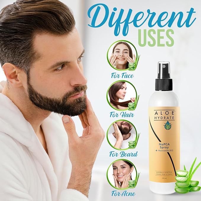 NaPCA Moisturizer Face Mist & Body Spray. Deep Hydrating Spray – Refresh & - Image 8