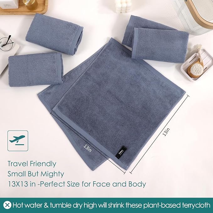 Reusable Makeup Remover Towels, Super Soft and Gentle Face Towels on Sensitive - Image 6