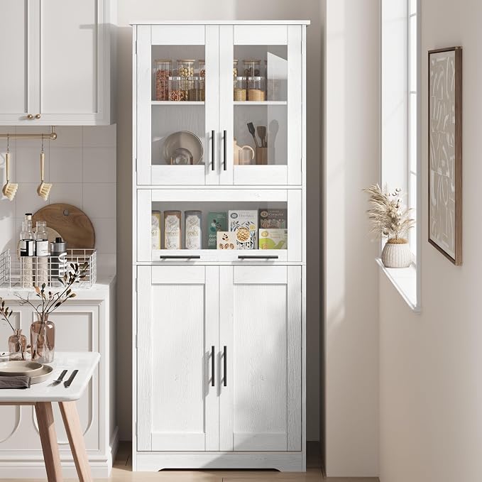 GAOMON Tall Bathroom Cabinet, Freestanding Storage Cabinet - Image 3
