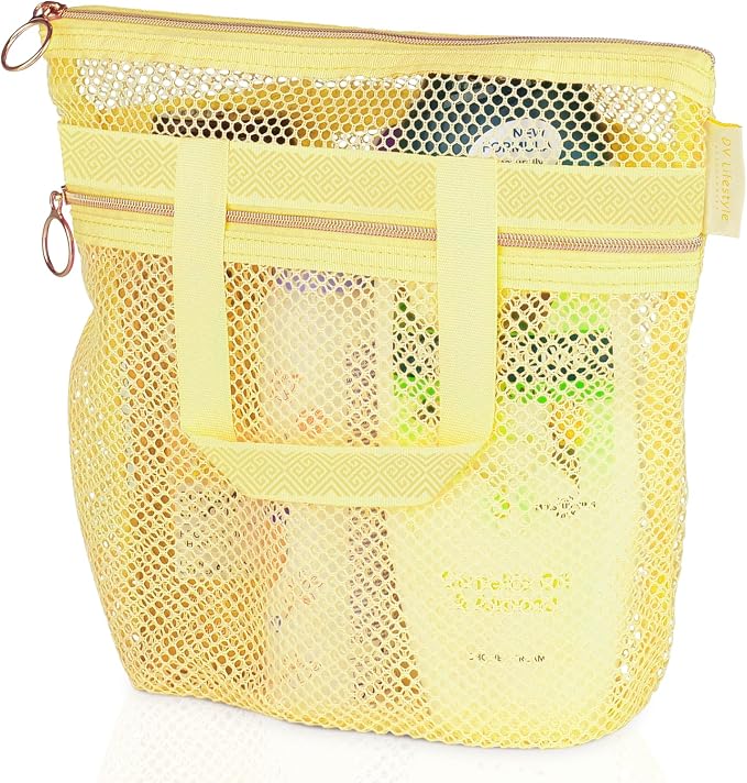 Mesh Shower Bag 10.2x9.9'' Quick-Dry Caddy by DVLifestyle