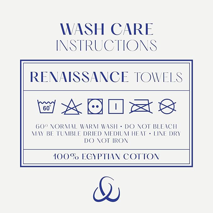 Christy Renaissance 6 Piece Towel Set | Denim Blue | 100% Egyptian Cotton | - Image 8