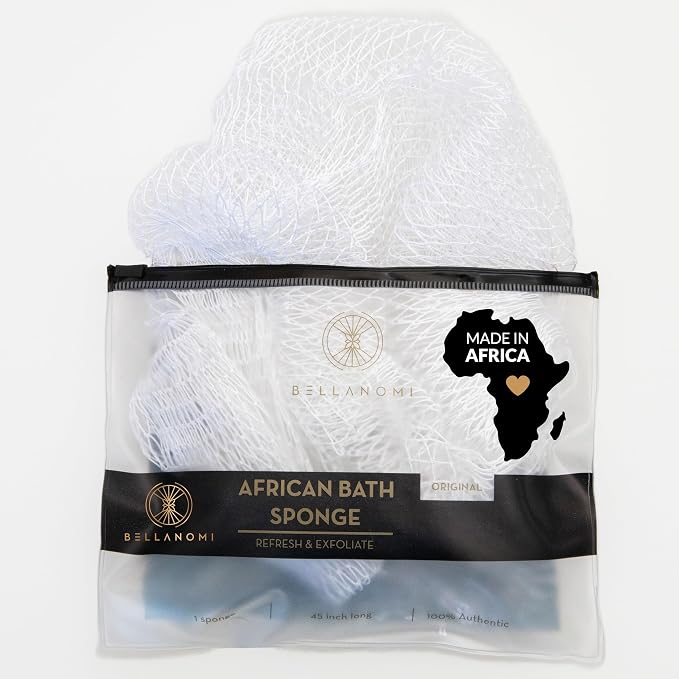 BELLANOMI African Exfoliating Net Sponge, Ethically sourced from Nigeria by Bellanomi
