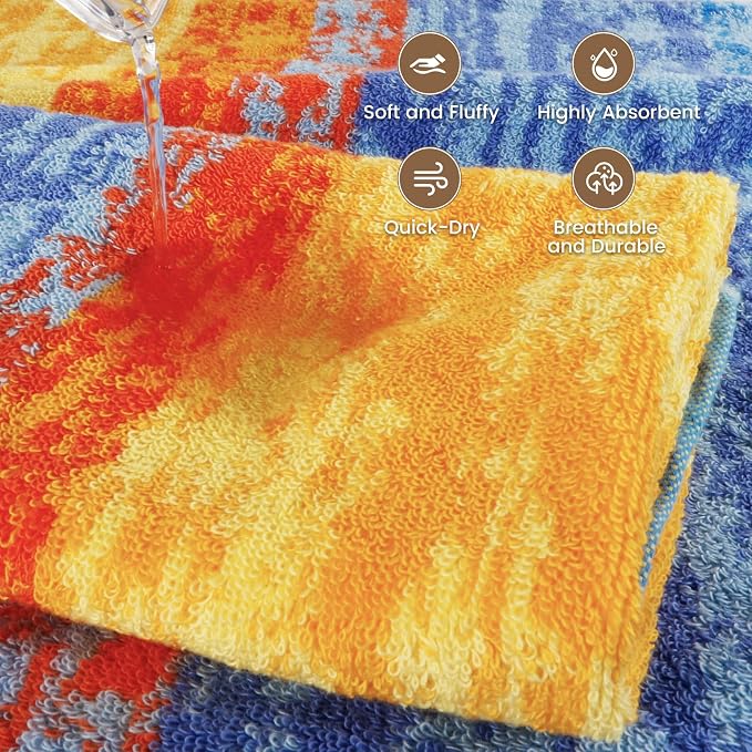 SEMAXE 4-Pack Luxury Bath Towels - Image 3