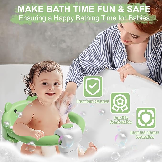Baby Bath Seat for Babies 6 Months & Up, Toddler Bath Seats for Babies Sitting - Image 2