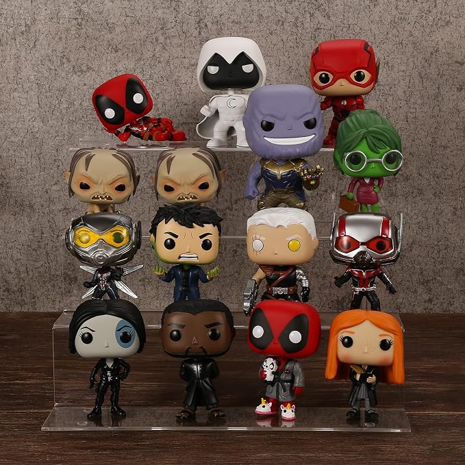 12 Inch Acrylic Shelf for Perfume Organizer in 3 Pack, 4 Tier Funko POP Shelves - Image 7