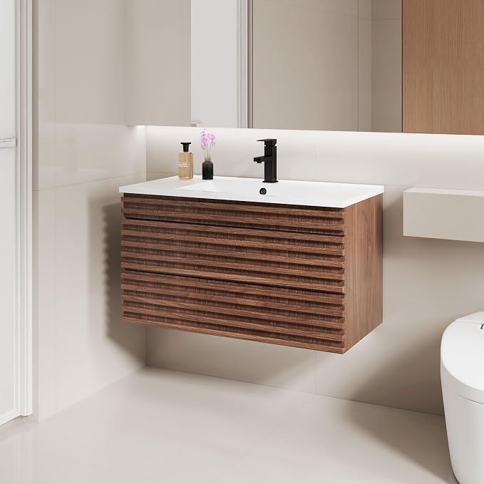 LUCKWIND 36" Floating Bathroom Vanity - Image 3