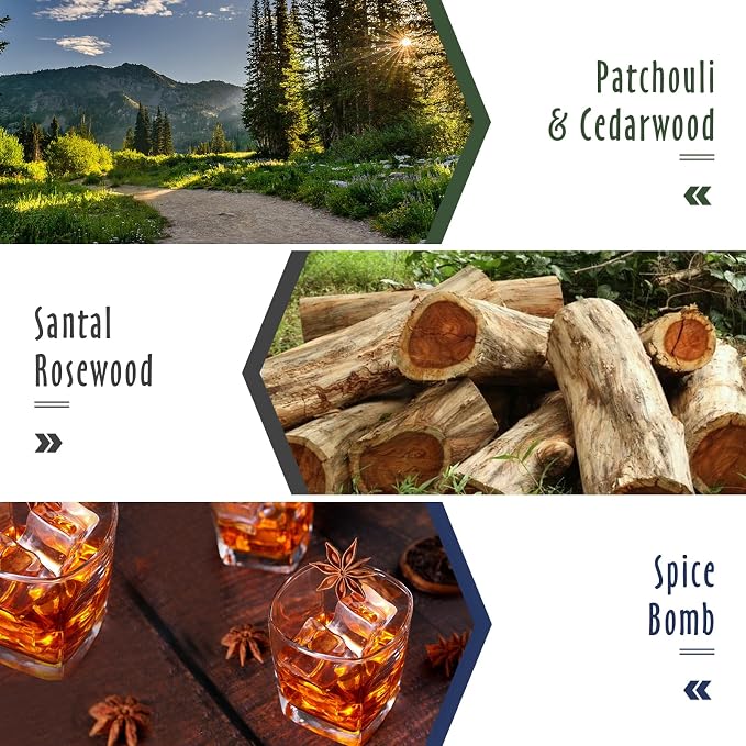 Fragrance Oil, MitFlor Men's Club Fragrance Gift Set, Premium Essential Oils - Image 2