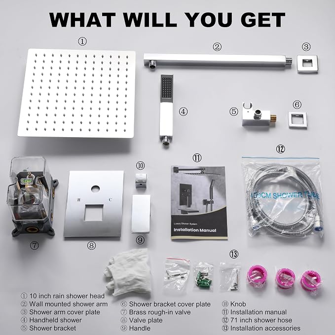 Shower Faucet Set, Shower System - Image 6