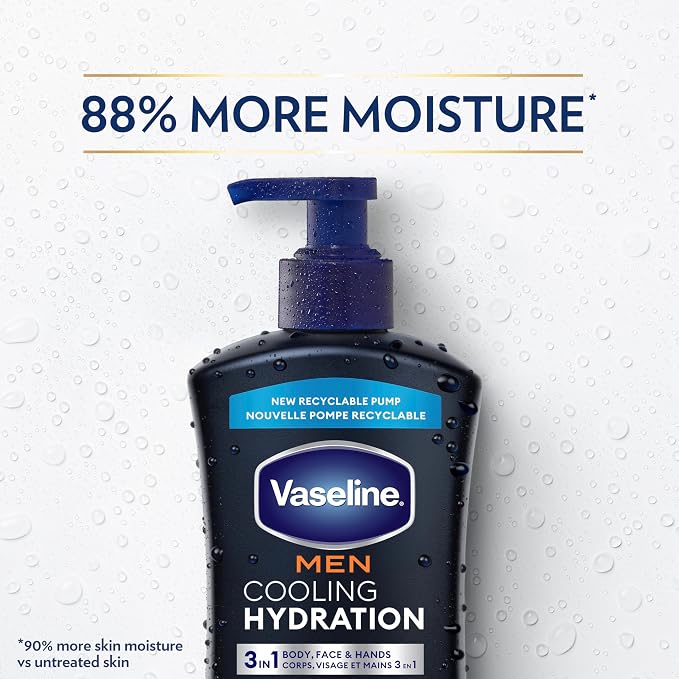 Vaseline Men Cooling Hydration 3-in-1 4 Pack - Image 6