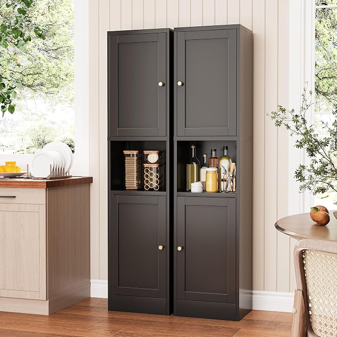 Tall Bathroom Storage Cabinet, Metal Narrow Cabinet - Image 8