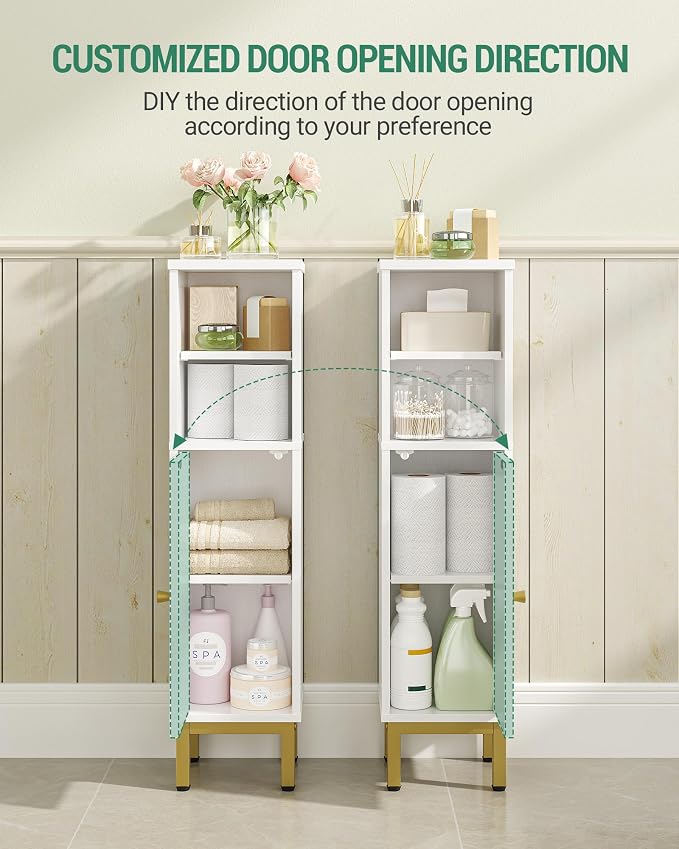 Bathroom Storage Cabinet, Corner Floor Cabinet - Image 7