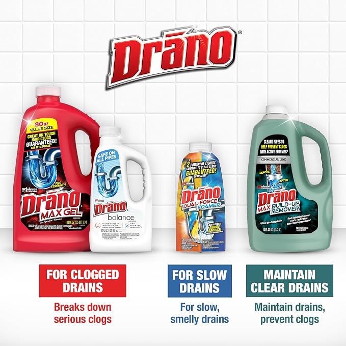 Drano Dual-Force Foamer Clog Remover, 17 oz - Image 9