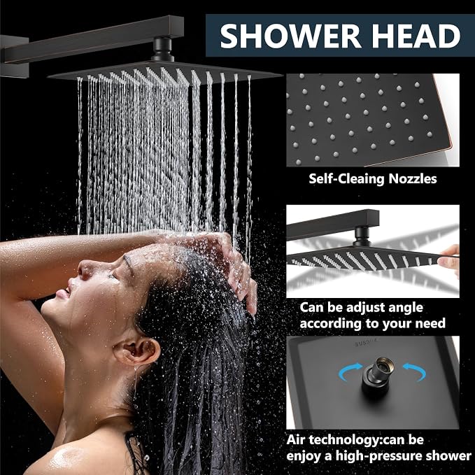 Aolemi Shower Faucet Set Rain Shower System - Image 3