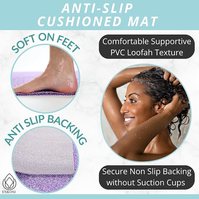 Non Slip Bathtub Mat Shower Mat - Image 2