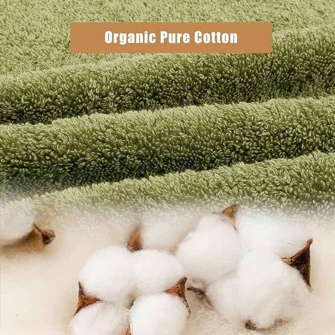 SEMAXE 18-Pack Bath Towel Set Include 6 Bath Towels, 6 Hand Towels, 6 Wash - Image 4